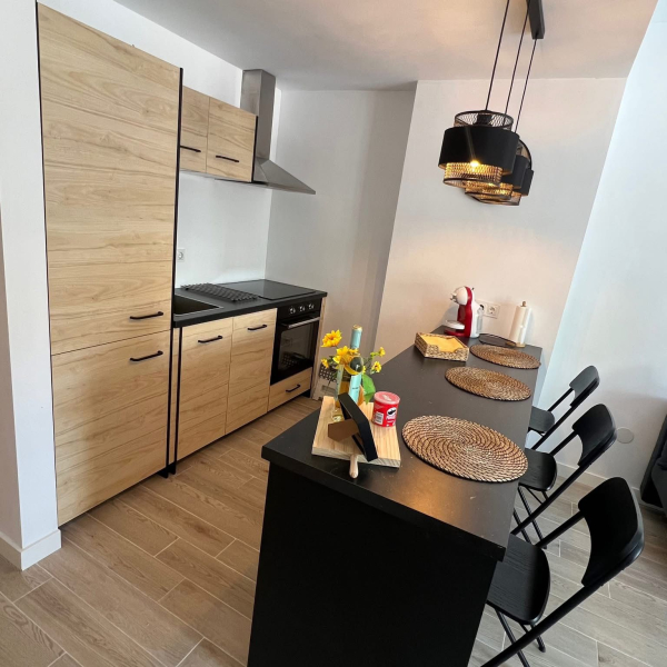 Vakantieappartement La Carihuela Torremolinos keuken