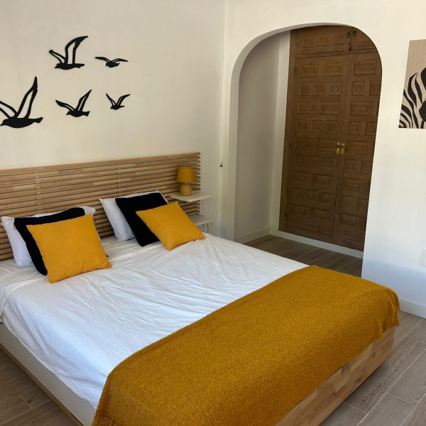 Slaapkamer vakantieappartement La Carihuela Torremolinos